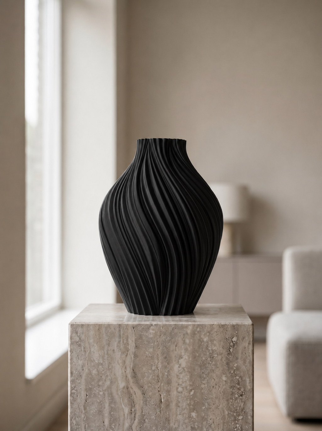 Vase Onda – Design imprimé 3D